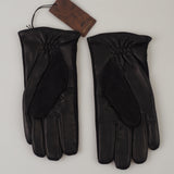 Stefano Ricci - Suede Leather gloves Cashmere lining Eagle - Gloves | Outlet & Sale