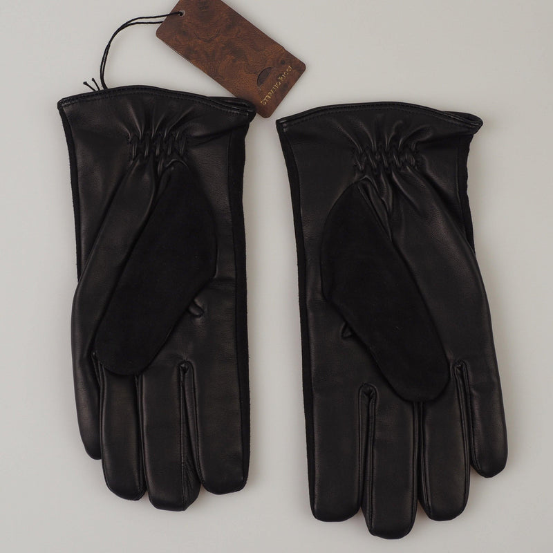 Stefano Ricci - Suede Leather gloves Cashmere lining Eagle - Gloves | Outlet & Sale