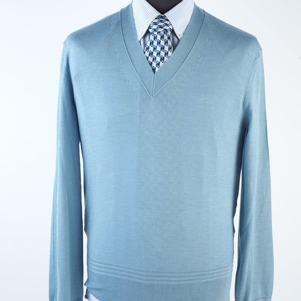 Tom Ford - Cashmere-Silk V-Neck Sweater Regular - Sweater | Outlet & Sale