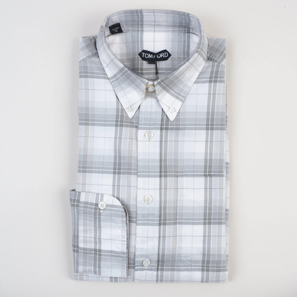 Tom Ford - Dress Shirt Check Casual Fit - Dress Shirt | Outlet & Sale