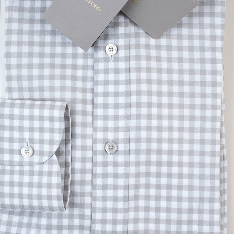 Tom Ford - Dress Shirt Checks Tailored Fit - Dress Shirt | Outlet & Sale