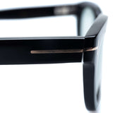 Tom Ford - Private Collection TOM N.5 Square Black Real Horn Prescription - Eyewear | Outlet & Sale