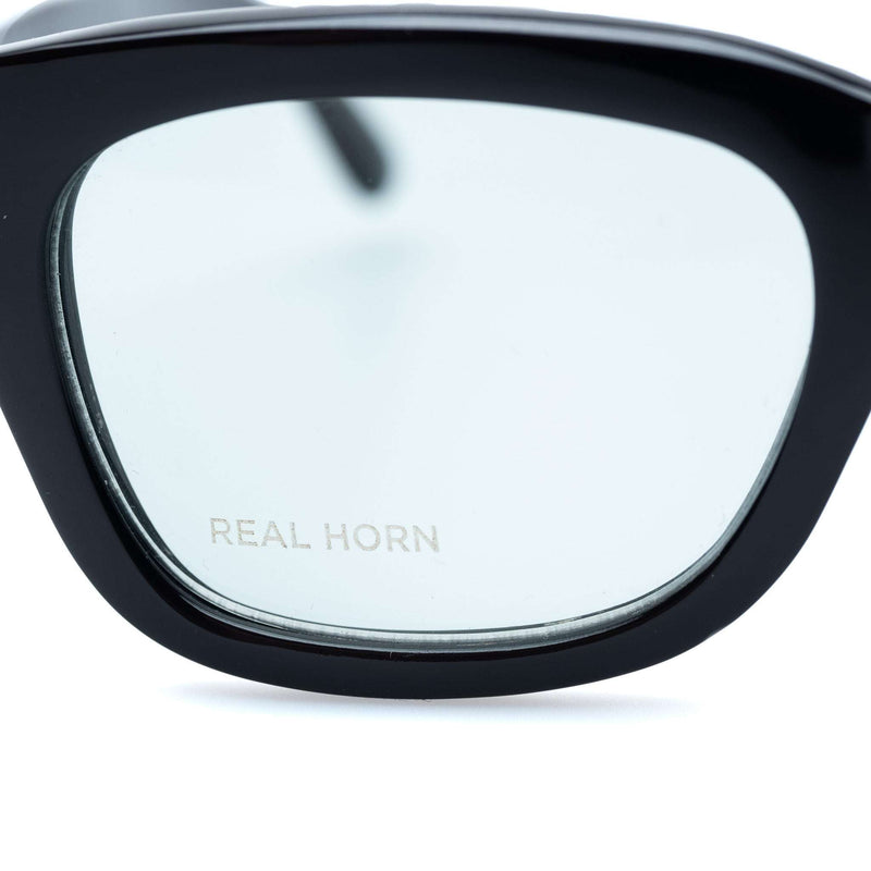 Tom Ford - Private Collection TOM N.5 Square Black Real Horn Prescription - Eyewear | Outlet & Sale