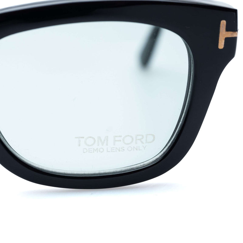 Tom Ford - Private Collection TOM N.5 Square Black Real Horn Prescription - Eyewear | Outlet & Sale