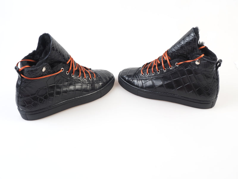 Zilli - Hightop alligator Winter Sneaker - Shoes | Outlet & Sale