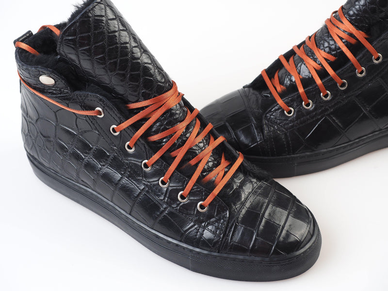 Zilli Python Shoes Zilli - Men's Hightop alligator Winter Sneaker ᐅ €1.900 SALE | Fashion ...