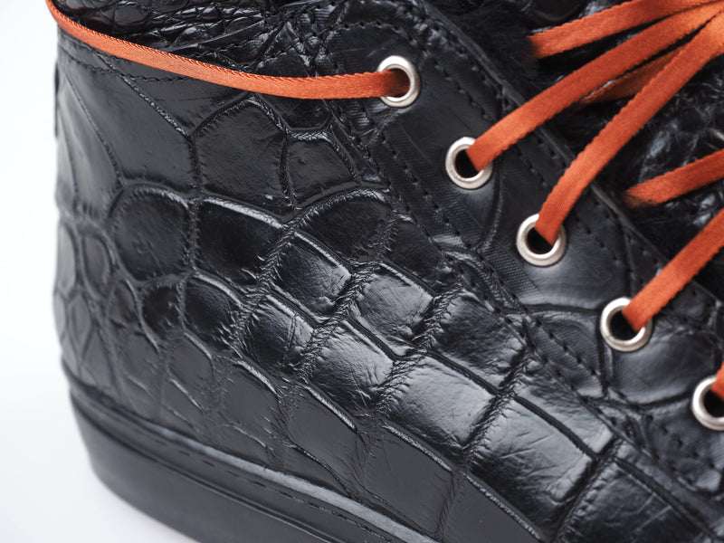 Zilli - Hightop alligator Winter Sneaker - Shoes | Outlet & Sale