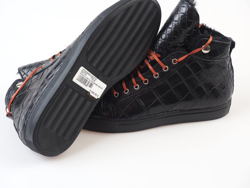 Zilli - Hightop alligator Winter Sneaker - Shoes | Outlet & Sale